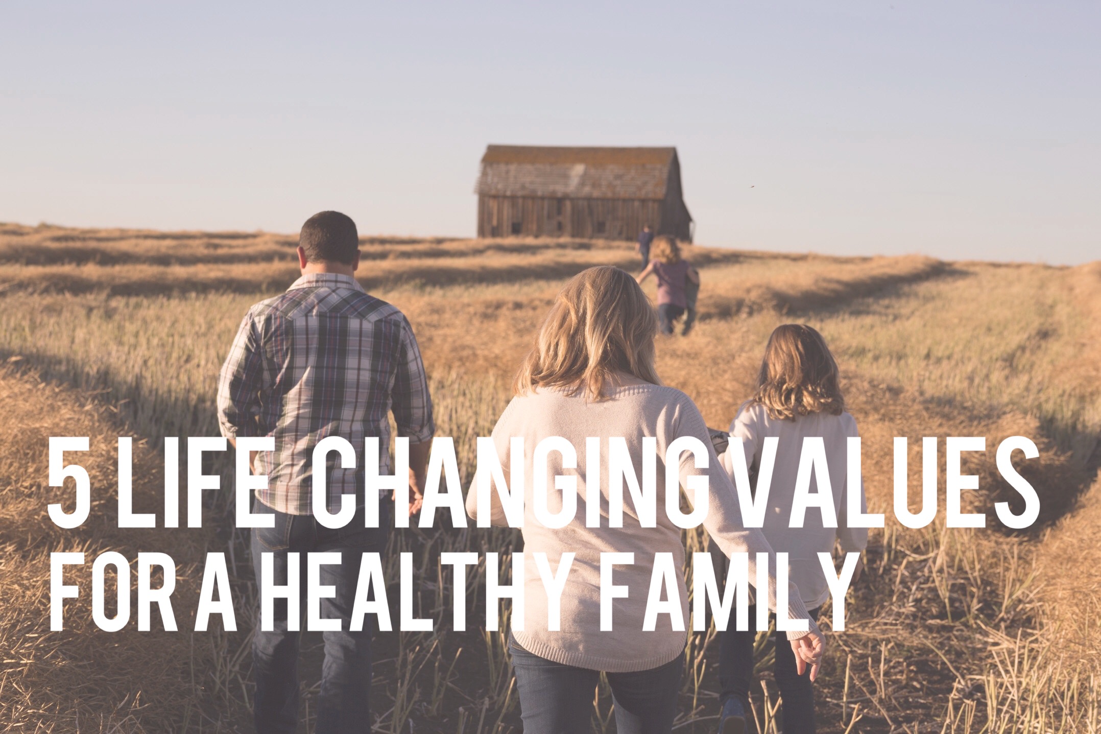 5 Life Changing Values For a Healthy Family